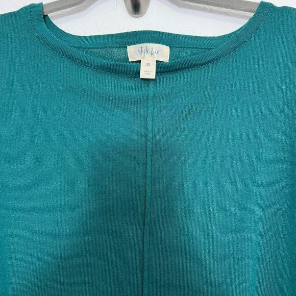 Style & Co Plus Size Seam-Front Tunic Sweater size 0X - Picture 5 of 7